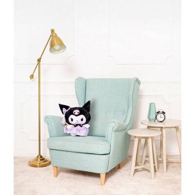 Miś Gustaw DUŻY MIŚ PLUSZOWY BAJKA HELLO KUROMI LIZAK Z SERCEM MASKOTKA - 40CM Miś Gustaw DUŻY MIŚ PLUSZOWY BAJKA HELLO KUROMI LIZAK Z SERCEM MASKOTKA - 40CM