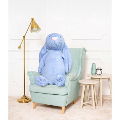 Miś Gustaw Duży Miś Pluszowy Królik Figo Przytulanka Maskotka 120Cm Niebieski Miś Gustaw Duży Miś Pluszowy Królik Figo Przytulanka Maskotka 120Cm Niebieski