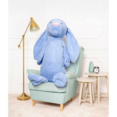Miś Gustaw Duży Miś Pluszowy Królik Figo Przytulanka Maskotka 160Cm Niebieski Miś Gustaw Duży Miś Pluszowy Królik Figo Przytulanka Maskotka 160Cm Niebieski