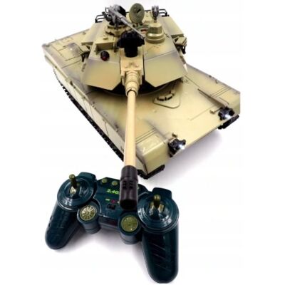 Pan i Pani Gadżet Duży Rc Czołg Zdalnie Sterowany M1A2 Abrams Strzelający Kulkami Odgłosy Pan i Pani Gadżet Duży Rc Czołg Zdalnie Sterowany M1A2 Abrams Strzelający Kulkami Odgłosy