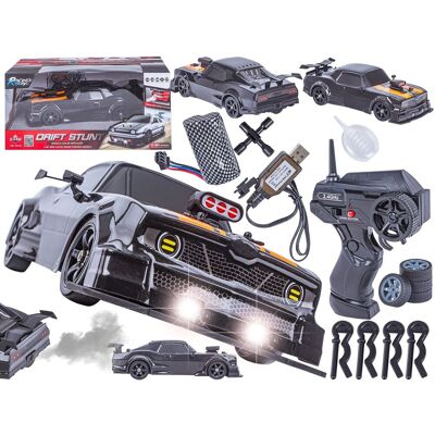 HB Toys DUŻY Samochód Do Driftu Auto RC Drift 1:16 2,4 GHz PARA DYM Czarny Dodge 4WD LED HB Toys DUŻY Samochód Do Driftu Auto RC Drift 1:16 2,4 GHz PARA DYM Czarny Dodge 4WD LED