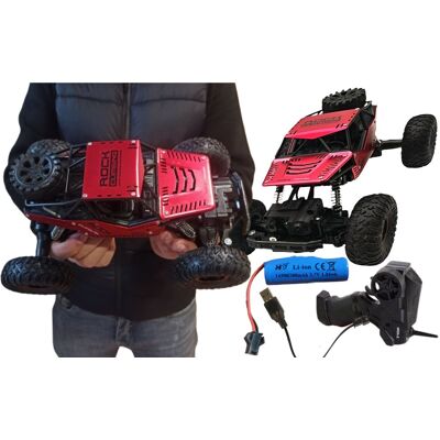 Ciuciubabka Duży Samochód Monster Big Metal Red Zdalnie Sterowany Dla Dzieci Autko Pilot Rc Ciuciubabka Duży Samochód Monster Big Metal Red Zdalnie Sterowany Dla Dzieci Autko Pilot Rc