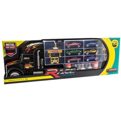 Lean Toys DUZY SAMOCHOD TIR Z AUTKAMI Lean Toys DUZY SAMOCHOD TIR Z AUTKAMI