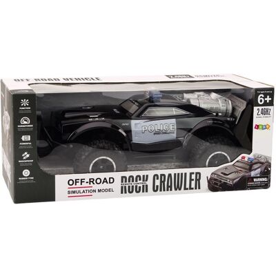 Lean Toys Duży Samochód Zdalnie Sterowany Auto Rc Policja 1:8 Pilot 2.4G Akumulator Lean Toys Duży Samochód Zdalnie Sterowany Auto Rc Policja 1:8 Pilot 2.4G Akumulator