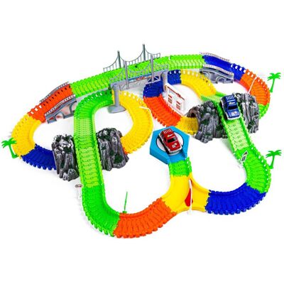 Lean Toys Duży Tor Wyścigowy, Samochodowy Dladzieci 24Oele Lean Toys Duży Tor Wyścigowy, Samochodowy Dladzieci 24Oele
