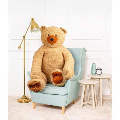 Miś Gustaw DUŻY WIELKI MIŚ PLUSZOWY LAZY PLUSZAK PRZYTULANKA 100CM BEŻOWY/BRĄZOWY Miś Gustaw DUŻY WIELKI MIŚ PLUSZOWY LAZY PLUSZAK PRZYTULANKA 100CM BEŻOWY/BRĄZOWY