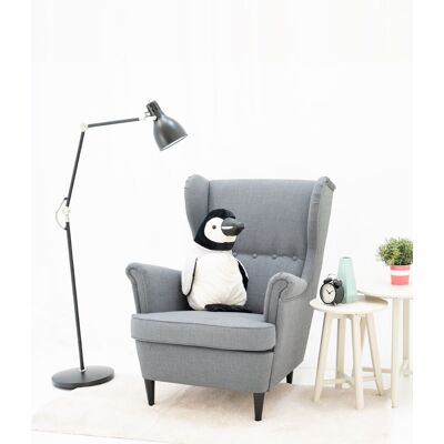 Miś Gustaw DUŻY WIELKI MIŚ PLUSZOWY PINGWIN PLUSZAK MASKOTKA PRZYTULANKA 80cm Miś Gustaw DUŻY WIELKI MIŚ PLUSZOWY PINGWIN PLUSZAK MASKOTKA PRZYTULANKA 80cm