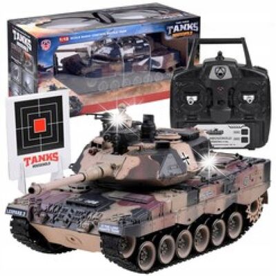JOKOMISIADA Duży Zdalnie Sterowany Czołg Leopard Rc0106 JOKOMISIADA Duży Zdalnie Sterowany Czołg Leopard Rc0106