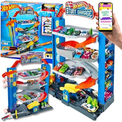 Duży Zestaw Hot Wheels Kaskaderskie Skoki Garaż Autko Samochodzik Winda Prezent Dla Dziecka + Ebook Duży Zestaw Hot Wheels Kaskaderskie Skoki Garaż Autko Samochodzik Winda Prezent Dla Dziecka + Ebook