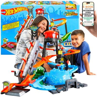DUŻY ZESTAW HOT WHEELS Myjnia Samochodowa z Krokodylem AUTKO TOR WYŚCIGOWY DLA DZIECKA SYNA NA ŚWIĘTA + EBOOK-1 DUŻY ZESTAW HOT WHEELS Myjnia Samochodowa z Krokodylem AUTKO TOR WYŚCIGOWY DLA DZIECKA SYNA NA ŚWIĘTA + EBOOK-1