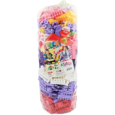 Lean Toys Duży Zestaw Klocków Dla Dziewczynki Lean Toys Duży Zestaw Klocków Dla Dziewczynki