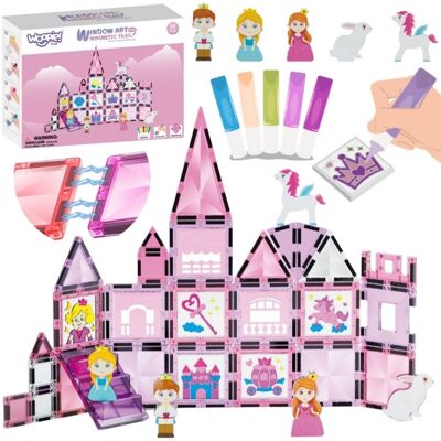 Lean Toys DUZY ZESTAW KONSTRUKCYJNY MAGNETYCZNY KLOCKI Lean Toys DUZY ZESTAW KONSTRUKCYJNY MAGNETYCZNY KLOCKI
