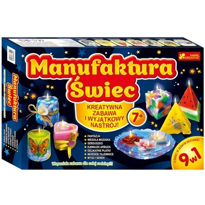 Creative Duży Zestaw Kreatywny do Robienia Świec 9 w 1 - Prezent dla dzieci DIY Creative Duży Zestaw Kreatywny do Robienia Świec 9 w 1 - Prezent dla dzieci DIY