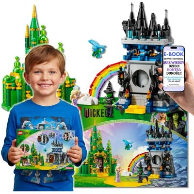 Duży ZESTAW LEGO Wicked Emerald City i Kiamo Ko Castle (75689 ) Lego Prezent Dla Dzieci Na Święta + EBOOK-2 Duży ZESTAW LEGO Wicked Emerald City i Kiamo Ko Castle (75689 ) Lego Prezent Dla Dzieci Na Święta + EBOOK-2