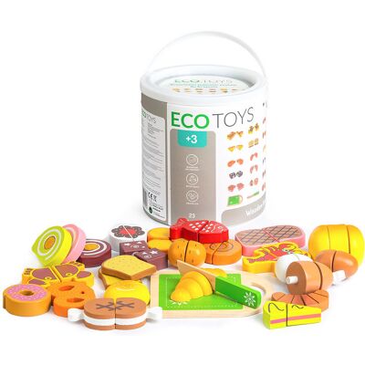 Ecotoys zabawka edukacyjna Produkty do krojenia Ecotoys zabawka edukacyjna Produkty do krojenia