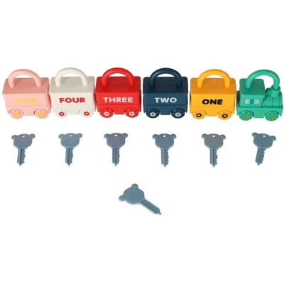 Lean Toys Edukacyjna Gra Samochodziki Klocki Lean Toys Edukacyjna Gra Samochodziki Klocki