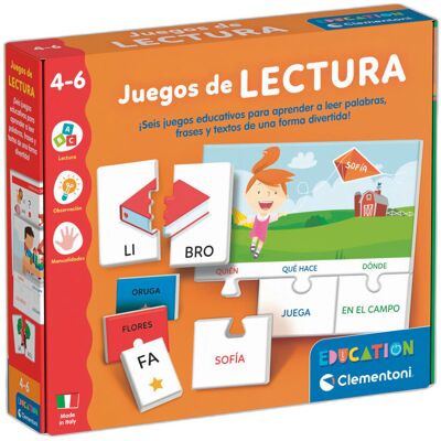 Clementoni Edukacyjne Gry Czytelnicze dla Dzieci i Dorosłych Clementoni Edukacyjne Gry Czytelnicze dla Dzieci i Dorosłych