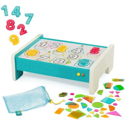 Edukacyjny podświetlany Stolik do rysowania dla dziecka 71 elementów Look & Shine B.Toys Edukacyjny podświetlany Stolik do rysowania dla dziecka 71 elementów Look & Shine B.Toys