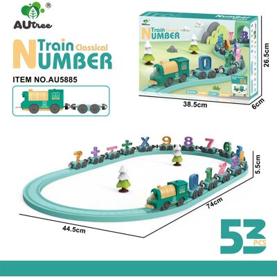 Lean Toys EDUKACYJNY ZESTAW POCIĄG MATEMATYCZNY Lean Toys EDUKACYJNY ZESTAW POCIĄG MATEMATYCZNY