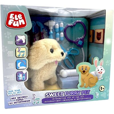 ELEFUN Interaktywny pluszowy PIESEK U WETERYNARZA + akcesoria 3+ ELEFUN Interaktywny pluszowy PIESEK U WETERYNARZA + akcesoria 3+