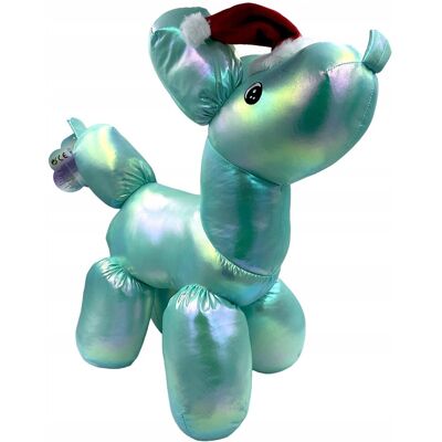 Inny producent Elefun Pluszowy pies balonowy efekt holo zielony wysokość 50cm Inny producent Elefun Pluszowy pies balonowy efekt holo zielony wysokość 50cm