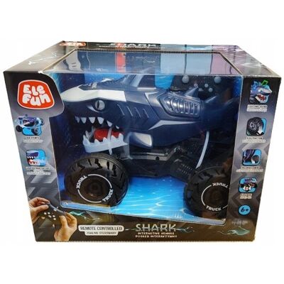 ELEFUN Pojazd interaktywny zdalnie sterowany SHARK światło dźwięk 575 ELEFUN Pojazd interaktywny zdalnie sterowany SHARK światło dźwięk 575