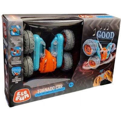 ELEFUN Samochód KASKADERSKI TORNADO CAR zdalnie sterowany SZARY 286 ELEFUN Samochód KASKADERSKI TORNADO CAR zdalnie sterowany SZARY 286