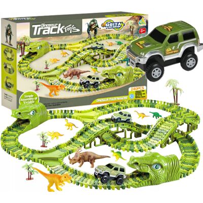 Stator Tor Wyścigowy dla Dzieci Dino Park Y285 240 el. – Świecący Tor z Dinozaurami i Autkami Zabawka Edukacyjna Samochody Stator Tor Wyścigowy dla Dzieci Dino Park Y285 240 el. – Świecący Tor z Dinozaurami i Autkami Zabawka Edukacyjna Samochody