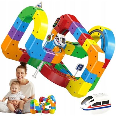 KidsGifts Elektryczna Kolejka Tor Pociąg Antygrawitacyjny Klocki Magnetyczne 89 elementów KidsGifts Elektryczna Kolejka Tor Pociąg Antygrawitacyjny Klocki Magnetyczne 89 elementów