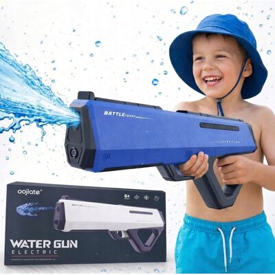 Inny producent ELEKTRYCZNY PISTOLET NA WODĘ AUTOMAT NIEBIESKI 42 CM AKUMULATOR HIT LATO Inny producent ELEKTRYCZNY PISTOLET NA WODĘ AUTOMAT NIEBIESKI 42 CM AKUMULATOR HIT LATO
