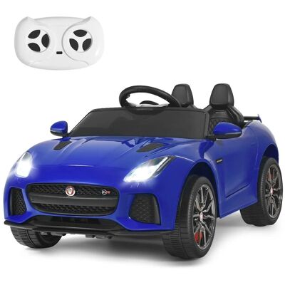 COSTWAY Elektryczny samochód dla dzieci Jaguar F-Type SVR Niebieski COSTWAY Elektryczny samochód dla dzieci Jaguar F-Type SVR Niebieski