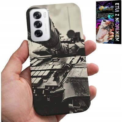 WORLD CASE ETUI DO OPPO RENO12 PRO 5G - CZOŁG POJAZDY WOJSKOWE MILITARIA + FOLIA WORLD CASE ETUI DO OPPO RENO12 PRO 5G - CZOŁG POJAZDY WOJSKOWE MILITARIA + FOLIA