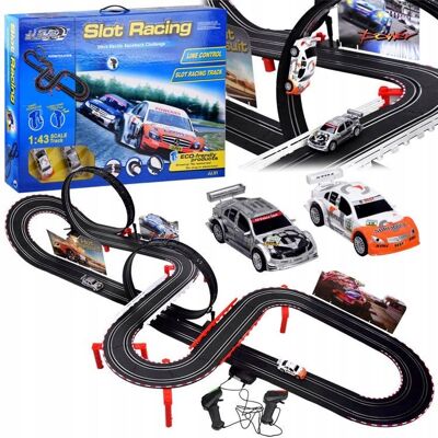 Inny producent Extra długi wyścigowy tor samochodowy 912cm RC0584 Inny producent Extra długi wyścigowy tor samochodowy 912cm RC0584