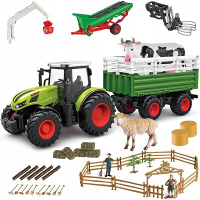 inna (Inny) FARMA DLA DZIECI TRAKTOR PRZYCZEPA MASZYNY ZWIERZĘTA DUŻY ZESTAW 1:24 inna (Inny) FARMA DLA DZIECI TRAKTOR PRZYCZEPA MASZYNY ZWIERZĘTA DUŻY ZESTAW 1:24