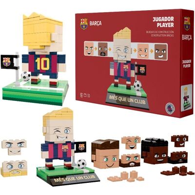 FC Barcelona Klocki Figurka Zawodnik Neko Zestaw Konstrukcyjny 210 Prezent FC Barcelona Klocki Figurka Zawodnik Neko Zestaw Konstrukcyjny 210 Prezent