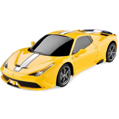 Ferrari 458 Speciale A 1:24 Rastar 71900 samochód sterowany żółty Ferrari 458 Speciale A 1:24 Rastar 71900 samochód sterowany żółty