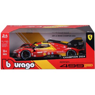 Ferrari 499P #50 LMH FIA 24h Le Mans Hypercar 2024 1:18 Bburago 18-16303 Ferrari 499P #50 LMH FIA 24h Le Mans Hypercar 2024 1:18 Bburago 18-16303