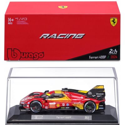 Ferrari 499P #50 LMH FIA 24h Le Mans Hypercar 2024 1:43 Bburago 18-36316 Ferrari 499P #50 LMH FIA 24h Le Mans Hypercar 2024 1:43 Bburago 18-36316