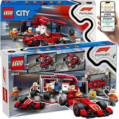 Ferrari LEGO City 60443– Zestaw F1 z Mechanikami i Bolidem HIT PREZENTOWY DLA MAŁYCH FANÓW SZYBKICH AUT + EBOOK-1 Ferrari LEGO City 60443– Zestaw F1 z Mechanikami i Bolidem HIT PREZENTOWY DLA MAŁYCH FANÓW SZYBKICH AUT + EBOOK-1