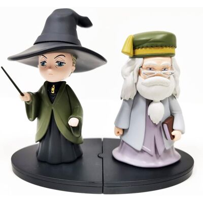 BIZAK Figurki Postaci Harry Potter Profesor McGonagall i Dumbledor BIZAK Figurki Postaci Harry Potter Profesor McGonagall i Dumbledor