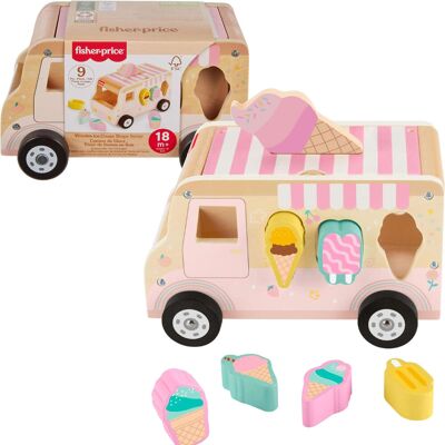 Fisher Price z lodami Drewniany sorter kształtów Fisher Price z lodami Drewniany sorter kształtów
