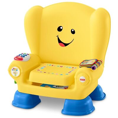 Fisher Price & Learn Smart Stages Krzesło – Interaktywna Zabawka Muzyczna Dla Małych Dzieci, Wersja: Włoska, Żółta Hbb71 Fisher Price & Learn Smart Stages Krzesło – Interaktywna Zabawka Muzyczna Dla Małych Dzieci, Wersja: Włoska, Żółta Hbb71