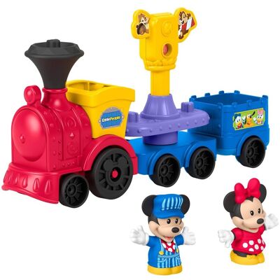 Fisher Price People Disney Muzyczny pociąg Myszki Miki i Minnie Zestaw, 2 figurki: Myszka Miki i Minnie, zabawa w naśladowanie, muzyczna zaba.. Fisher Price People Disney Muzyczny pociąg Myszki Miki i Minnie Zestaw, 2 figurki: Myszka Miki i Minnie, zabawa w naśladowanie, muzyczna zaba..