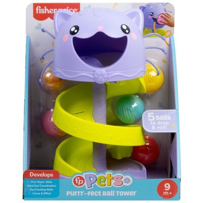 Mattel Fisher - Price Pets Kocia wieża Centrum zabaw dla dzieci, dla niemowląt 9 mies.+ HTW92 Mattel Fisher - Price Pets Kocia wieża Centrum zabaw dla dzieci, dla niemowląt 9 mies.+ HTW92