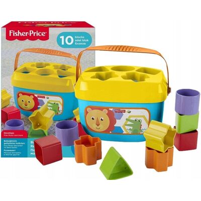 Fisher Price KLOCKI MALUCHA SORTER Z KLOCKAMI DLA MALUCHA +6 M-CY Fisher Price KLOCKI MALUCHA SORTER Z KLOCKAMI DLA MALUCHA +6 M-CY