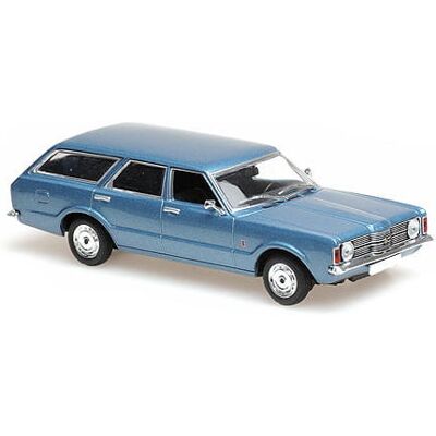 Ford Taunus Turnier 1970 Light Blue Metallic 1:43 Minichamps Ford Taunus Turnier 1970 Light Blue Metallic 1:43 Minichamps