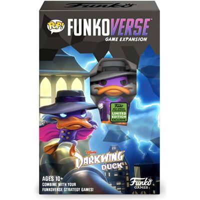 Funko Games Funkoverse: Darkwing Duck 100 1-pak - 7,6 cm POP! - Lekka strategiczna gra planszowa dla dzieci i dorosłych (wiek 10+) - 2-4 graczy - ko.. Funko Games Funkoverse: Darkwing Duck 100 1-pak - 7,6 cm POP! - Lekka strategiczna gra planszowa dla dzieci i dorosłych (wiek 10+) - 2-4 graczy - ko..