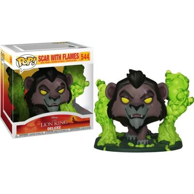 funko pop! the lion king deluxe 544 scar in flames funko pop! the lion king deluxe 544 scar in flames