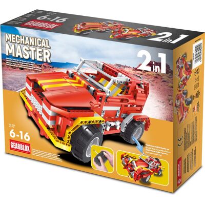 QIHUI Toys Factory Gearblox, klocki konstrukcyjne Mechanical Master 2W1, 8002 QIHUI Toys Factory Gearblox, klocki konstrukcyjne Mechanical Master 2W1, 8002