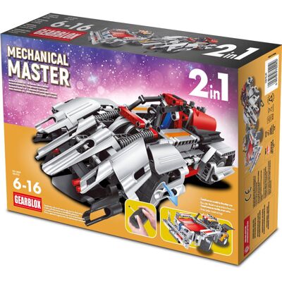 QIHUI Gearblox, klocki konstrukcyjne Mechanical Master, 2W1 RC 8009 QIHUI Gearblox, klocki konstrukcyjne Mechanical Master, 2W1 RC 8009